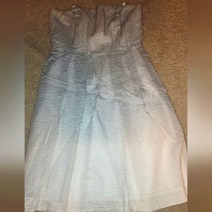 J. CREW women's strapless dress.